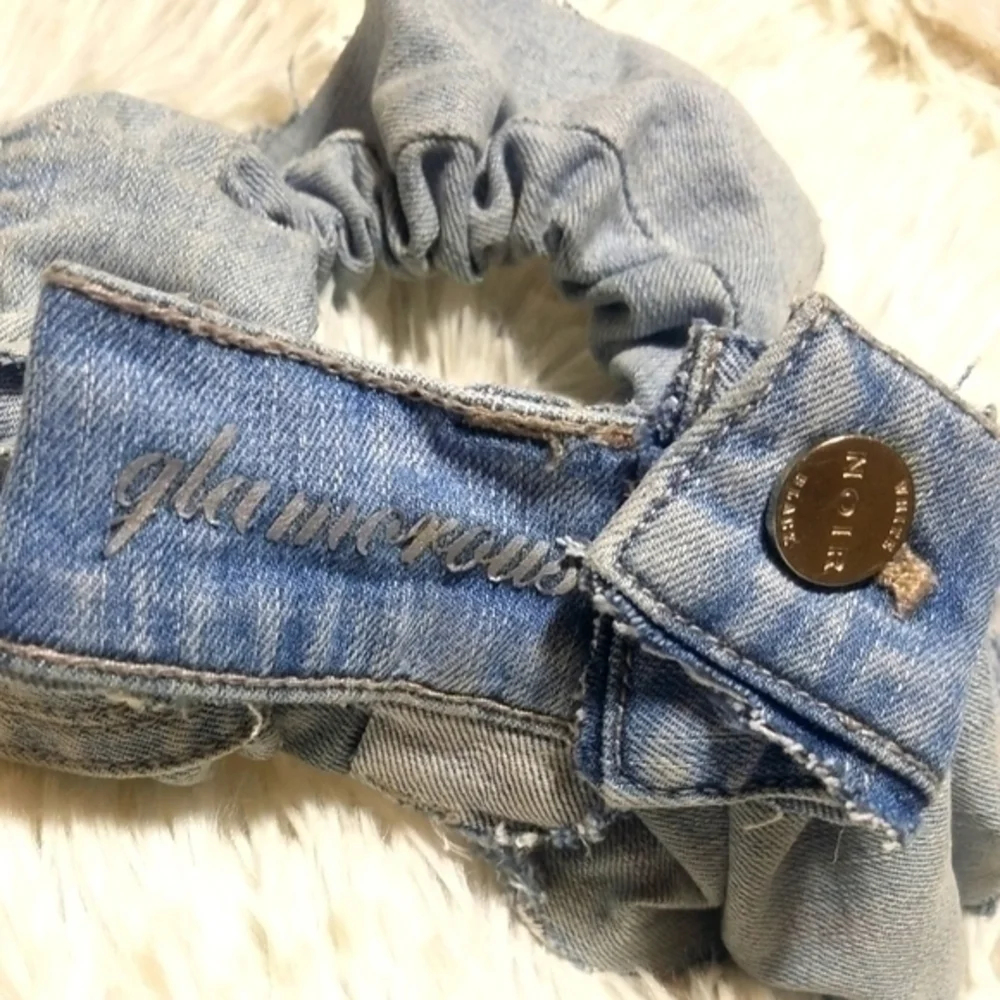 TASTY RAW EDGE DENIM HEADBANZ- 